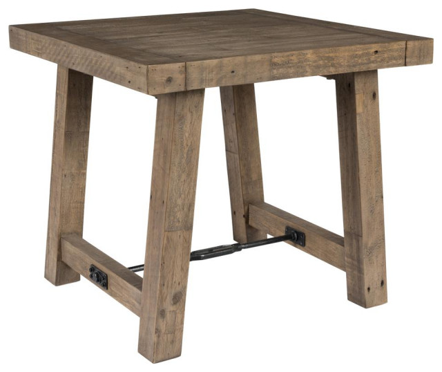Tuscany Reclaimed Pine End Table Farmhouse Side Tables And End