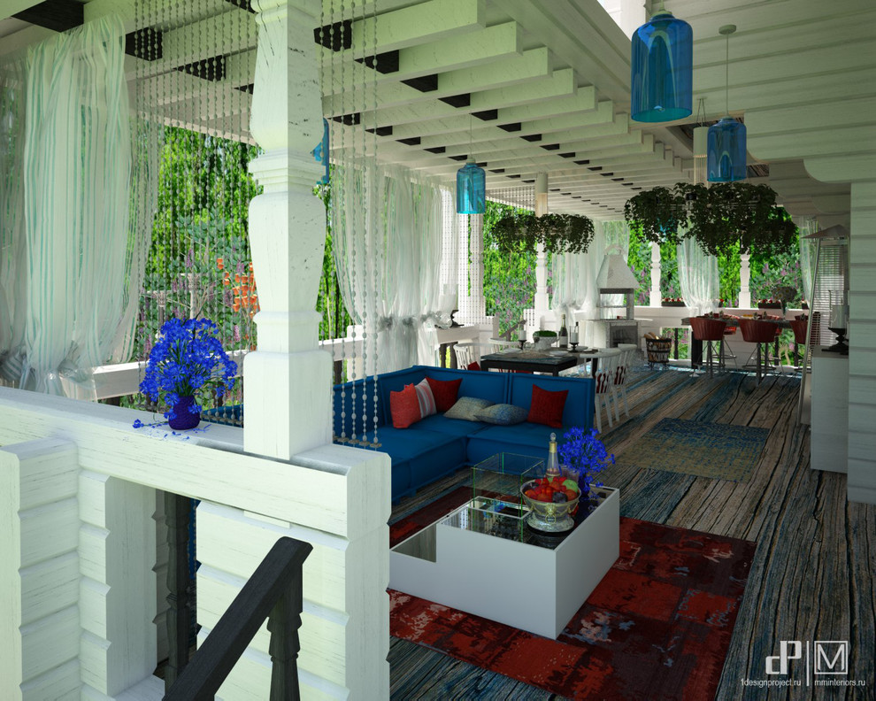 Терраса подмосковного дома