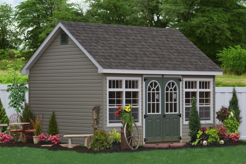 Design ideas for a traditional shed and granny flat in Philadelphia.