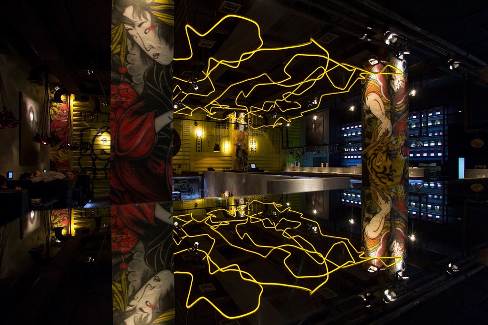 Общественный интерьер. Ресторан японской кухни Инари