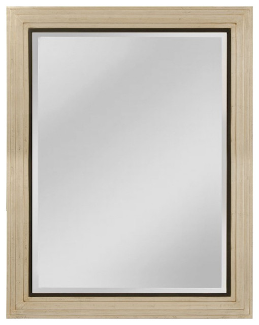 Elk Home Sheldon Mirror, Black Trim, Gold Mist, Shining Silver