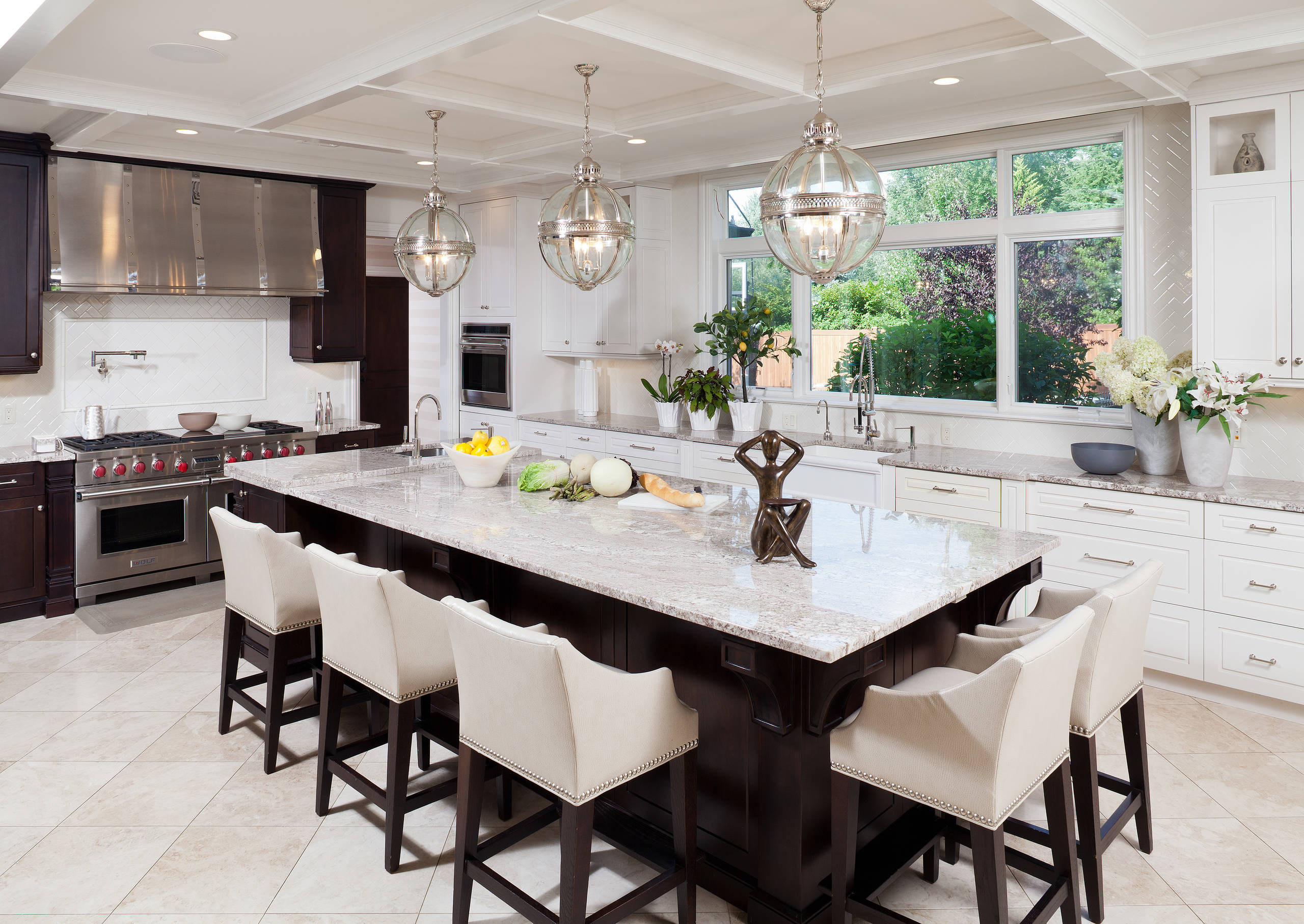 75 Beautiful Mediterranean Kitchen With Granite Countertops