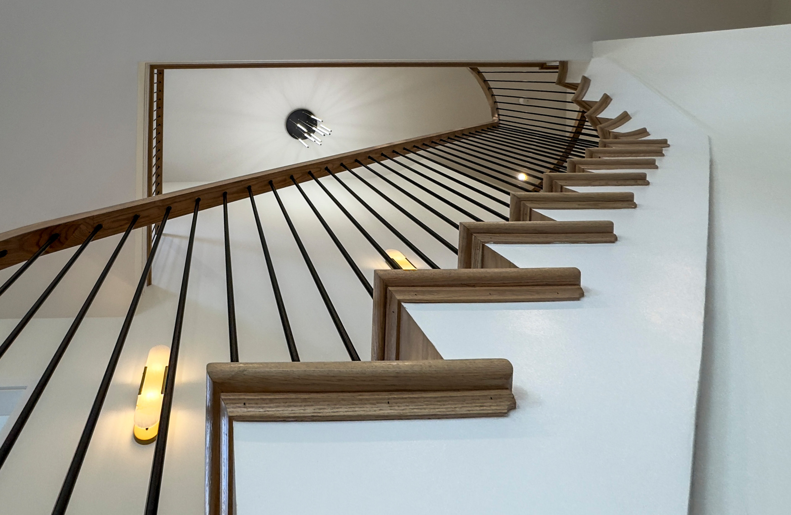 144_Attractive Transitional Staircase in Impressive Modern Home, Vienna VA 22180