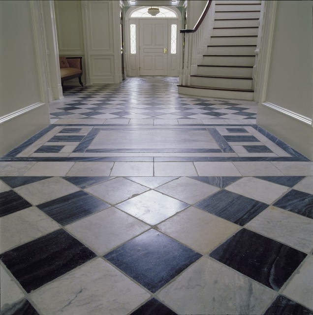 Antique Reclaimed Spanish Grey And White Marble Wall Floor Antique Reclaimed Spanish Grey And White Marble Wall Floor Tile Boston By Paris Ceramics