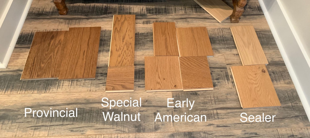 Special Walnut vs. Provincial Stain on White Oak: Choosing the Right Finish