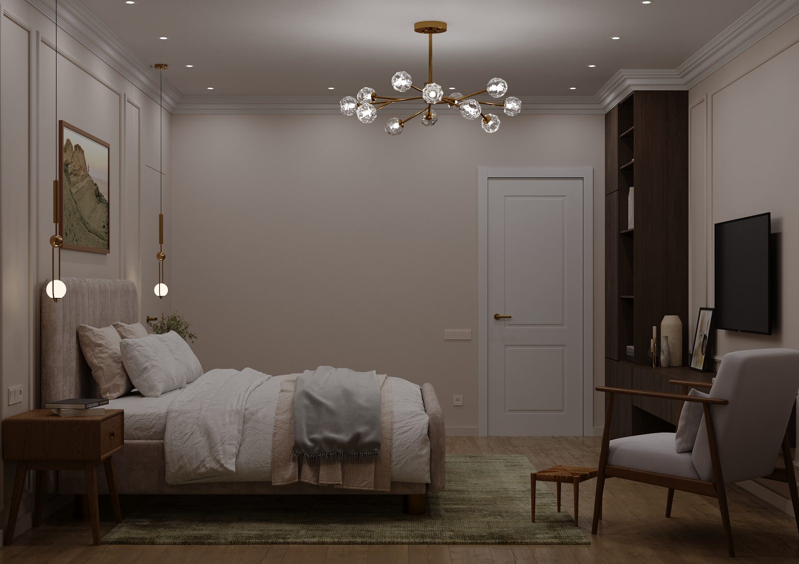 Дизайн-проект спальни