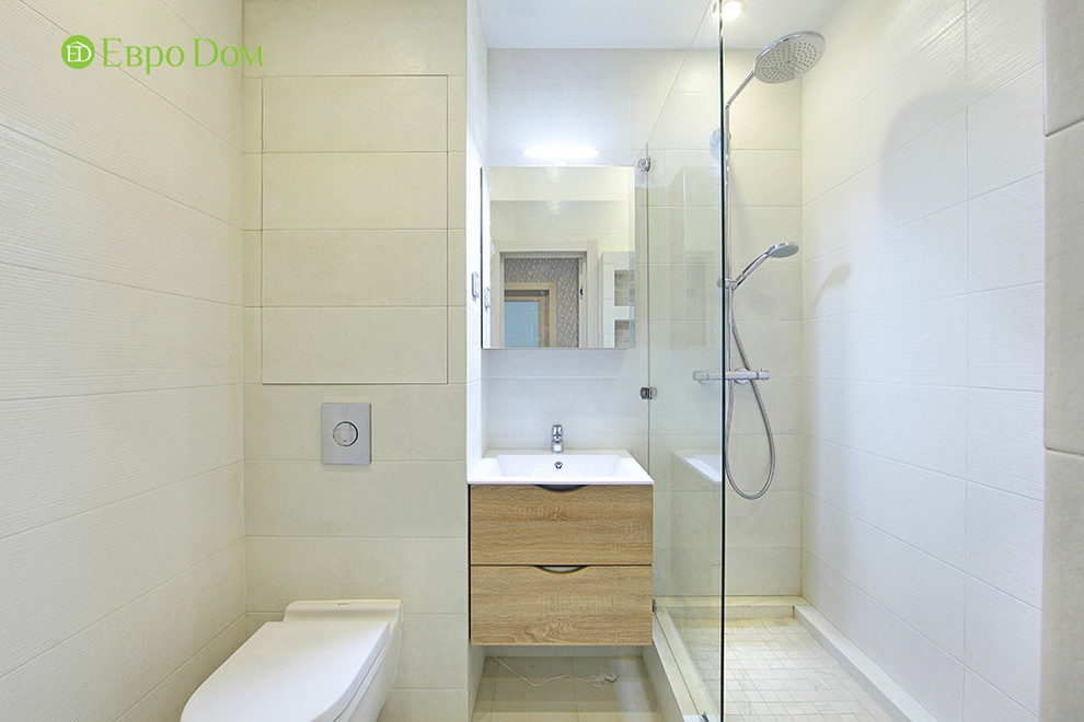 Ремонт однокомнатной квартиры 38 кв. м в современном стиле. Фото проекта