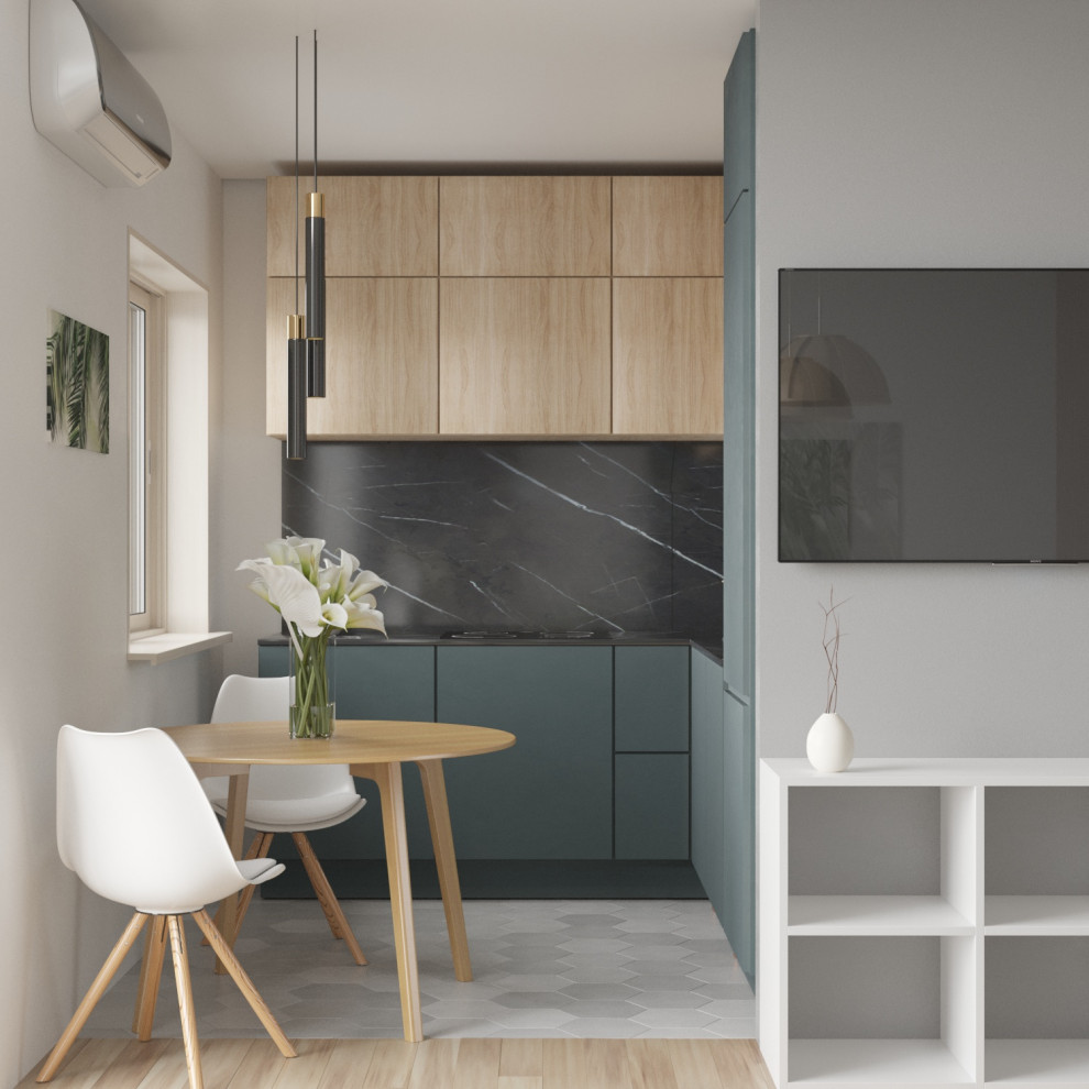 Однокомнатная квартира в скандинавском стиле