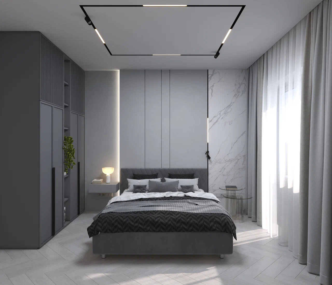 ИНТЕРЬЕР ОДНОКОМНАТНОЙ КВАРТИРЫ