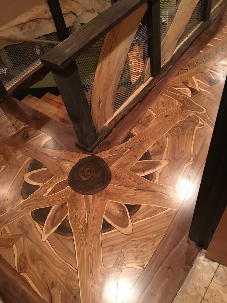 Custom Hallway Wood Flooring Designs