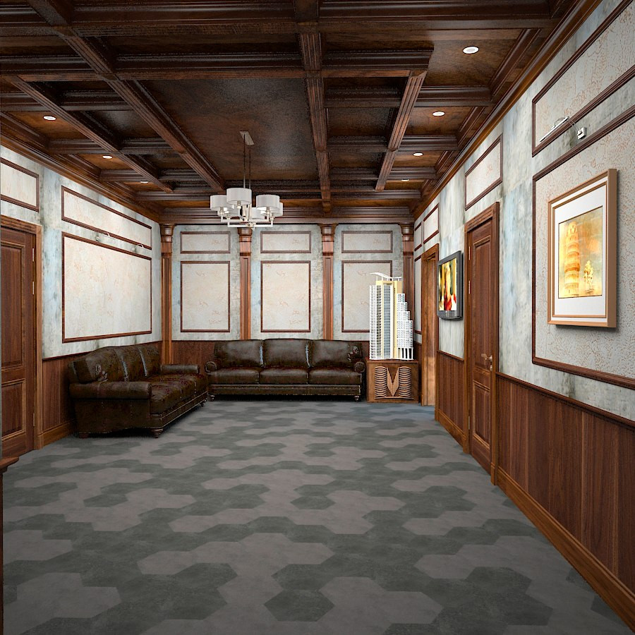 Дизайн-проект офисного пространства строительной компании " Мервинский"