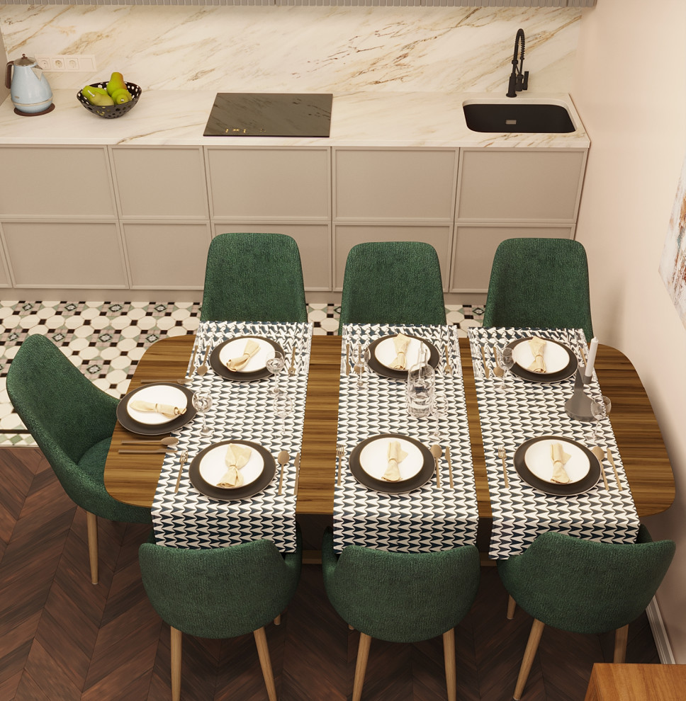 Дизайн проект 4-х комнатной квартиры, 117 кв.м