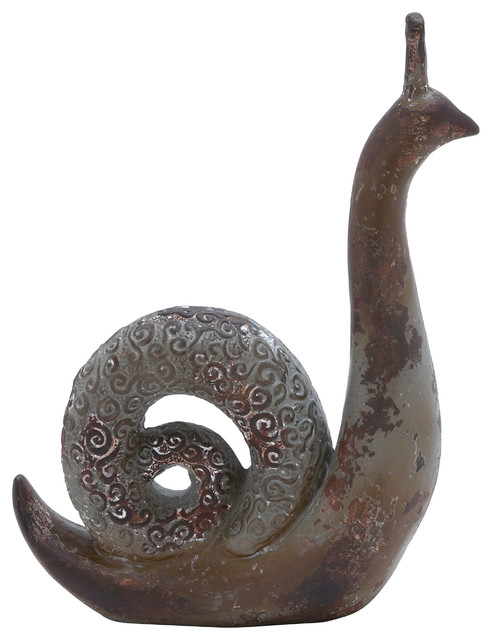 Ceramic Snail Statue