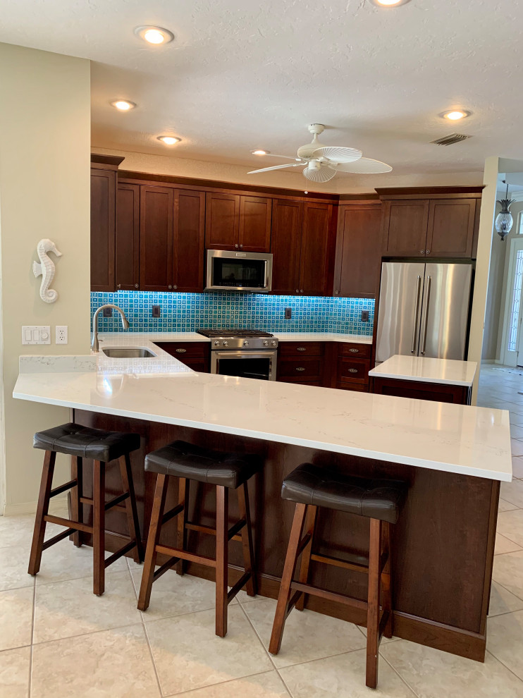 Kitchen renovation with a kick of Florida vibes.