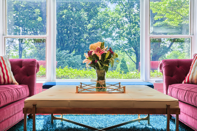 Bold, Unique Living / Dining Room contemporary-vardagsrum