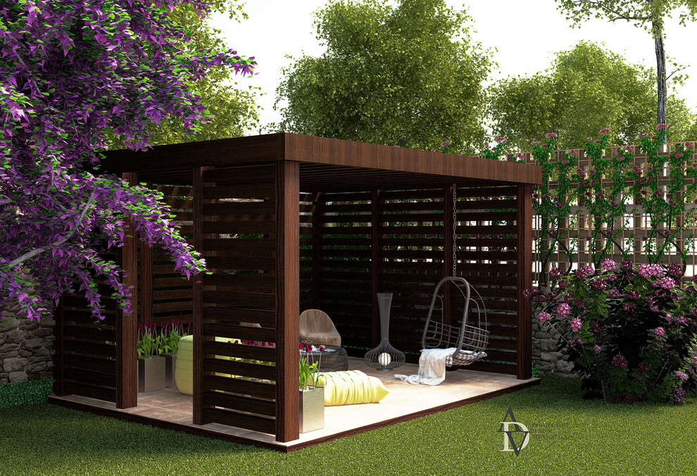 Дизайн современной беседки