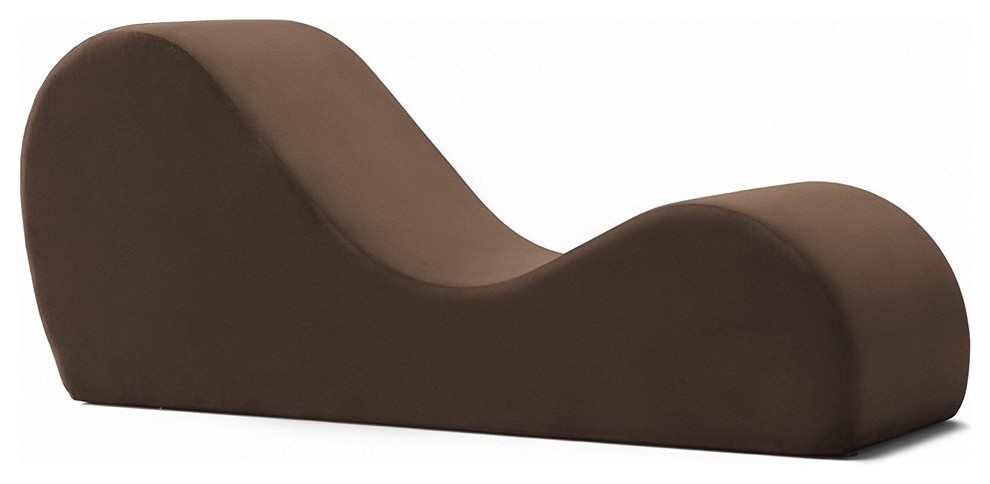 Kama Sutra Chaise In Linen Fabric Dual Arc High Density Foam For Maximum Comfort Contemporary 3740