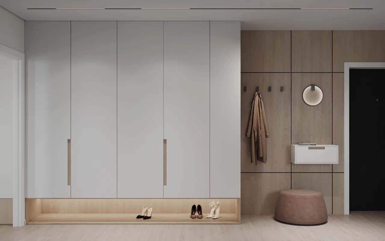 Дизайн-проект двухкомнатной квартиры для семейной пары