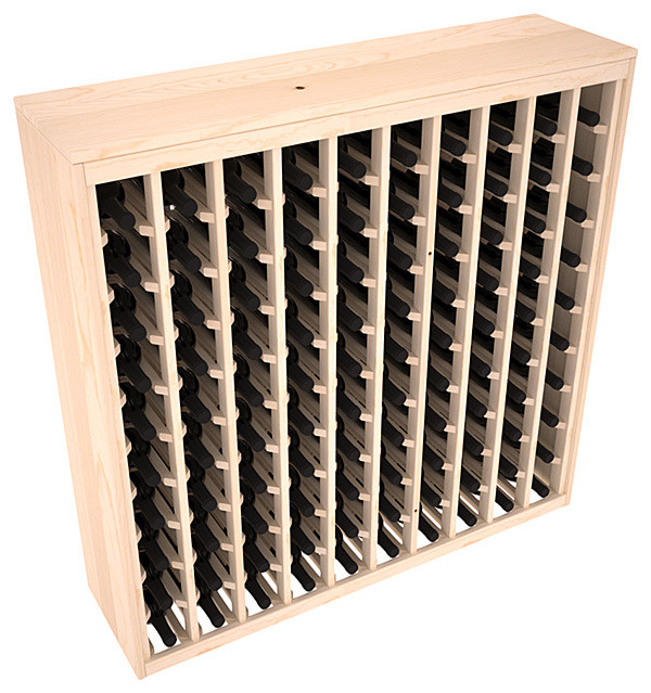 Wine Racks America 100Bottle Deluxe Wine Rack, Ponderosa Pine