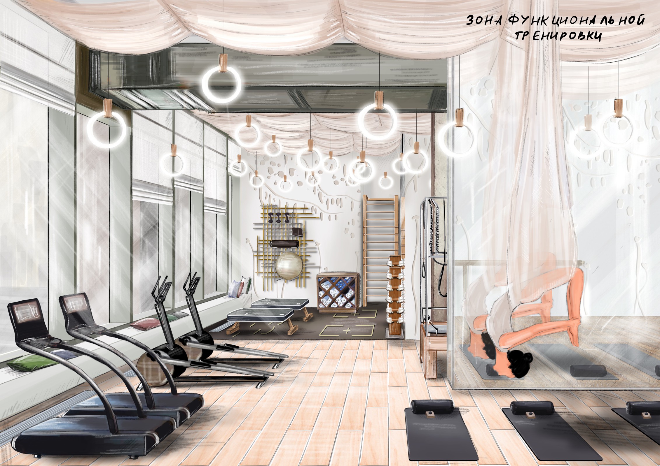 Фитнесс студия йоги 170м2