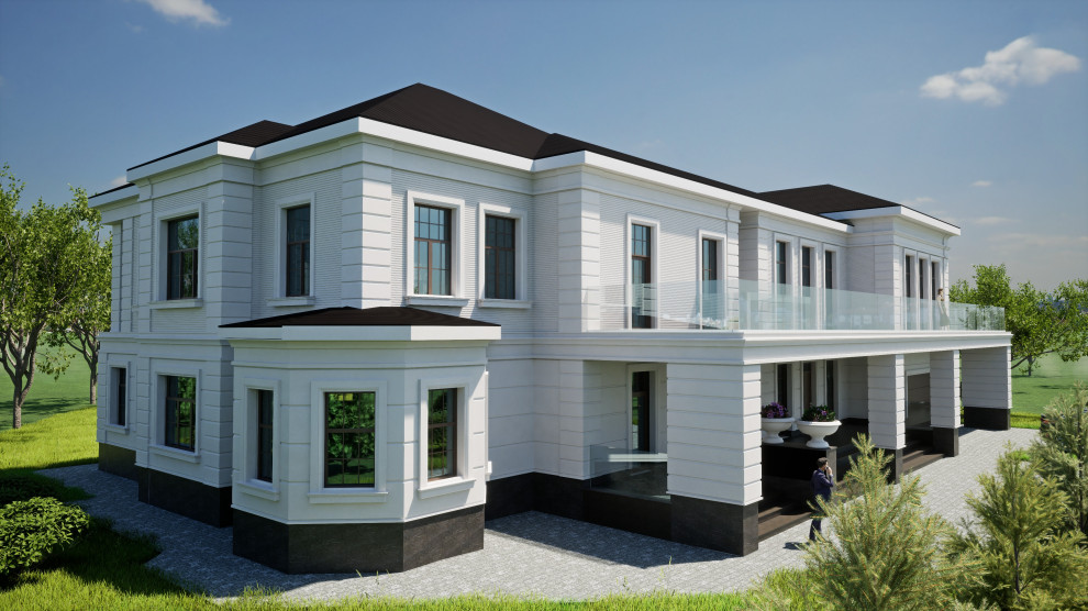 Индивидуальный жилой дом. Проект изделий из стеклофибробетона
