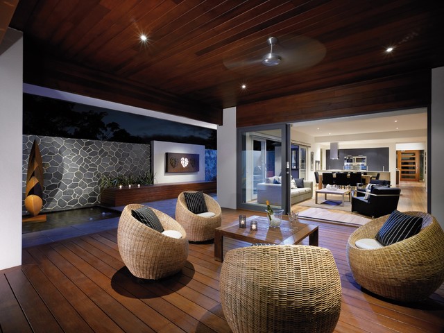 Feature Walls trendy-terrasse