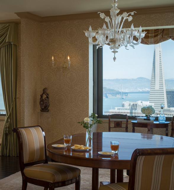 TRADITIONAL dining-room