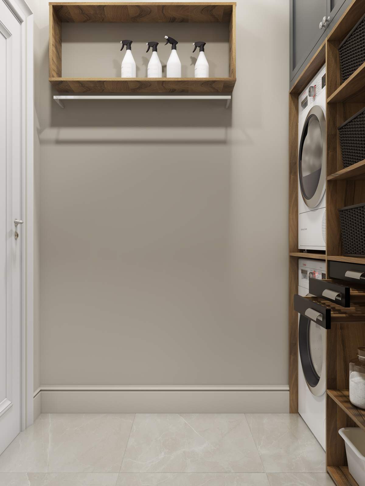 Двухуровневая квартира для пары со взрослым сыном