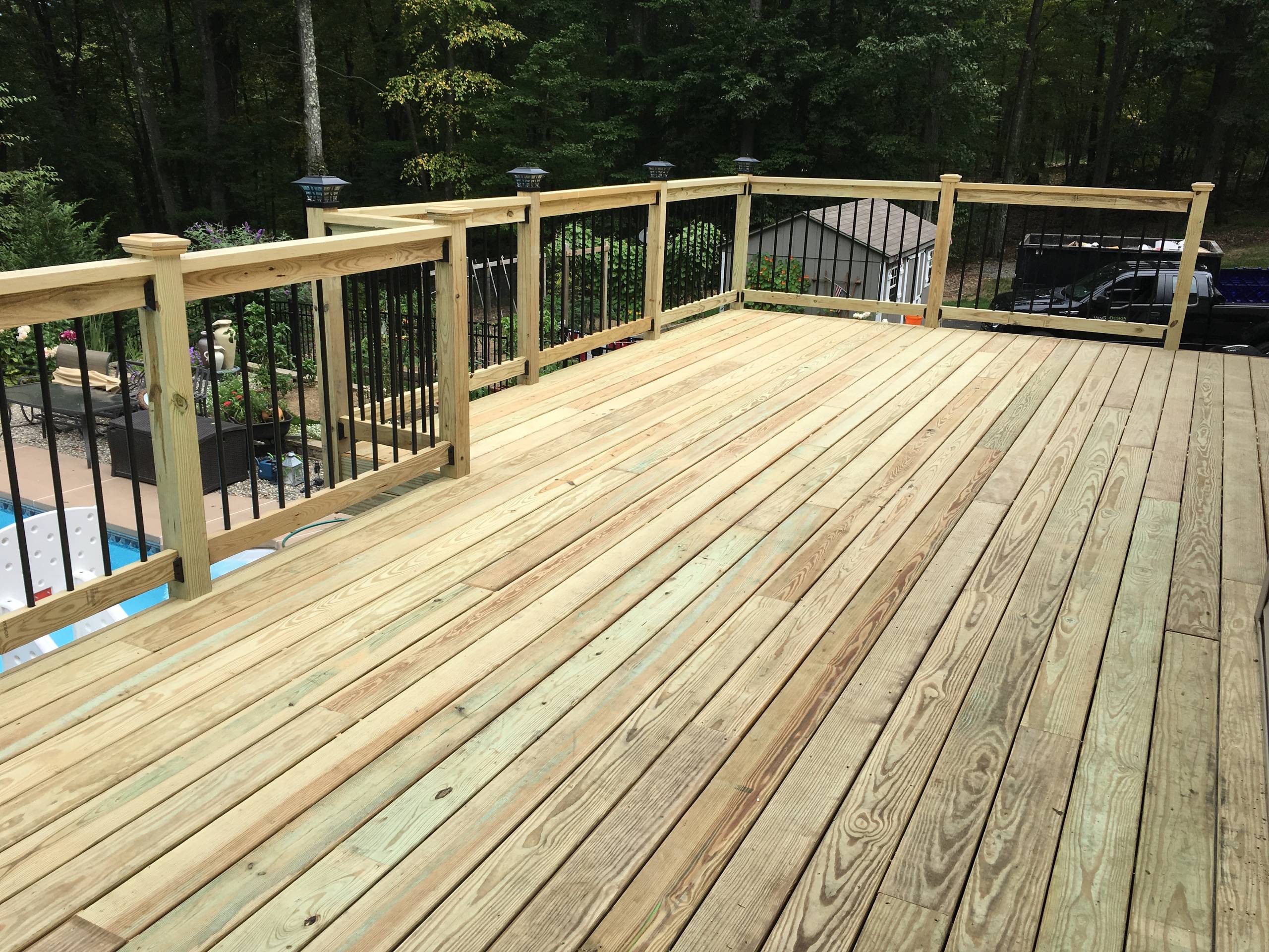 Deck renovations