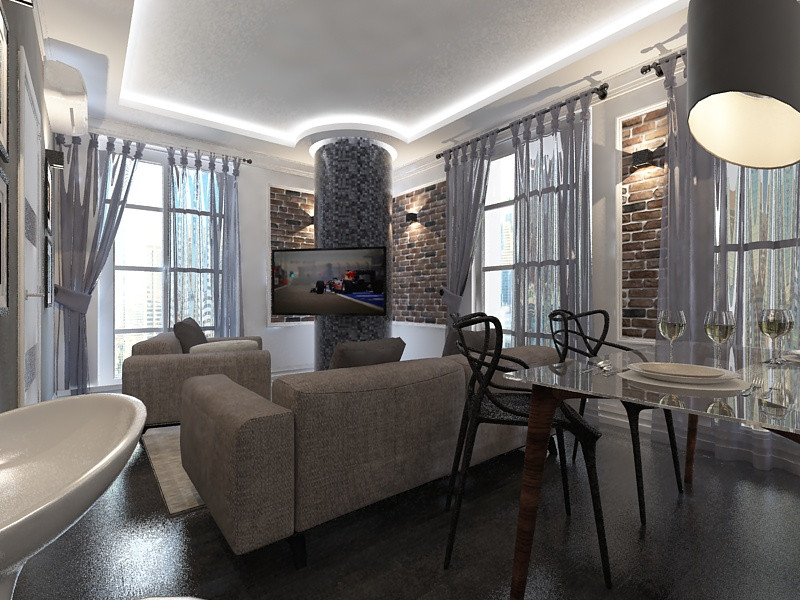 дизайн квартиры 58 кв. г.Москва ЖК Арт