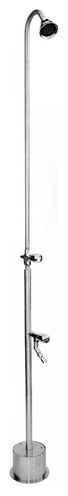 Free Standing ADA Compliant Shower with Foot Shower