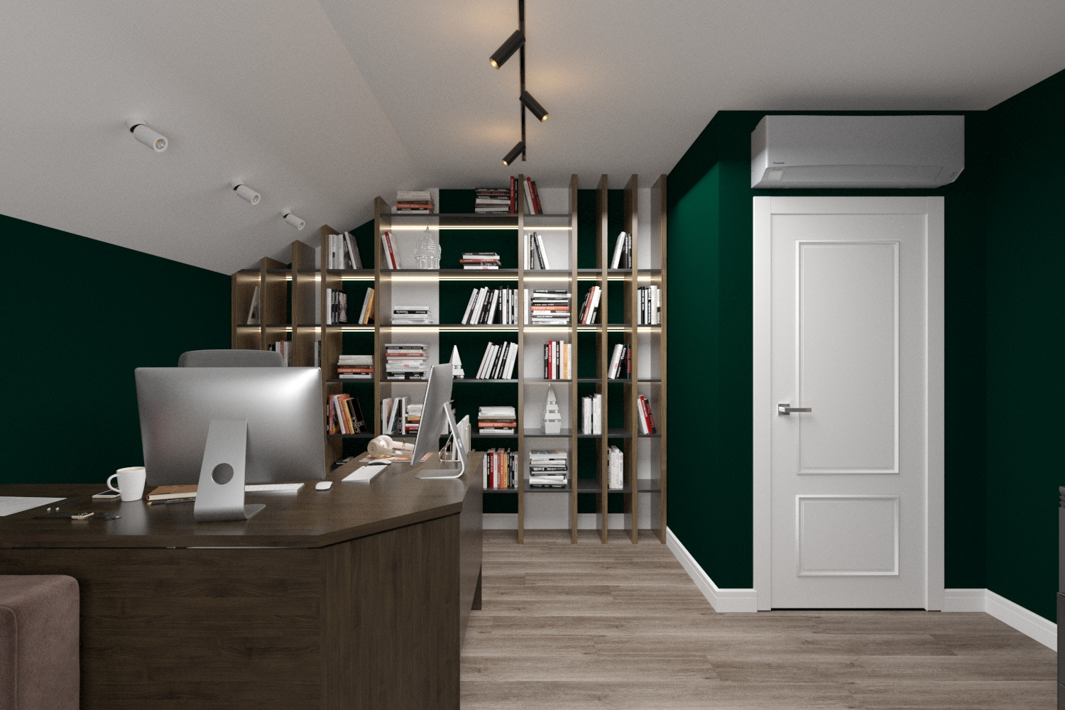 Яркий интерьер таунхауса