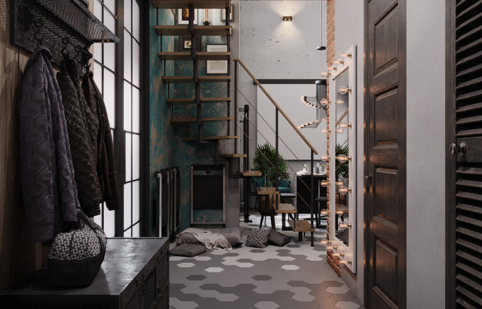 Проект квартиры с атриумом в ЖК "Поколение"