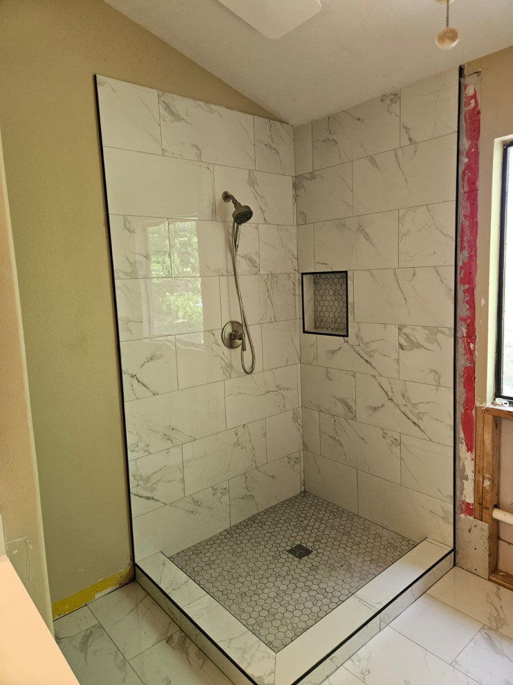 full tub removal and shower addition