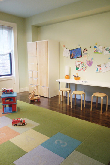 Modern kids' room in New York.