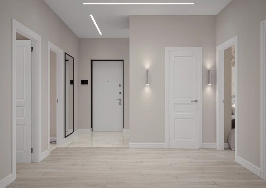 Ремонт квартиры 78 м2 в современном стиле с элементами сканди