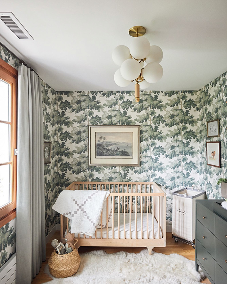 Mountain View Contemporary Nursery Sacramento by Topview Design
