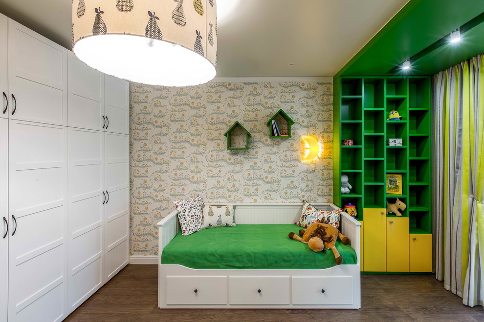 Интерьер с зелеными акцентами