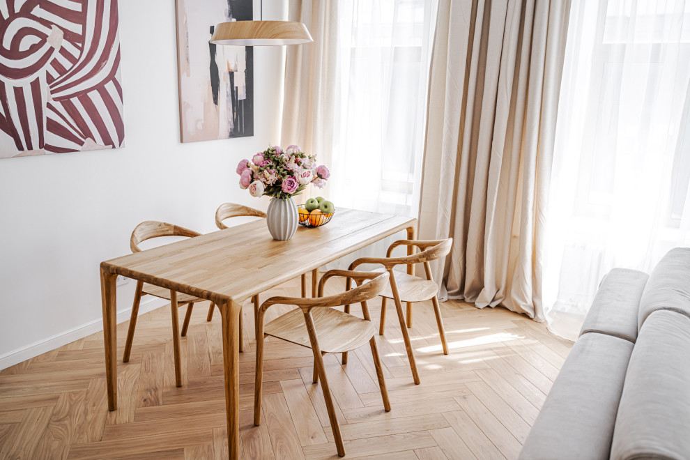 Светлая квартира в скандинавском стиле