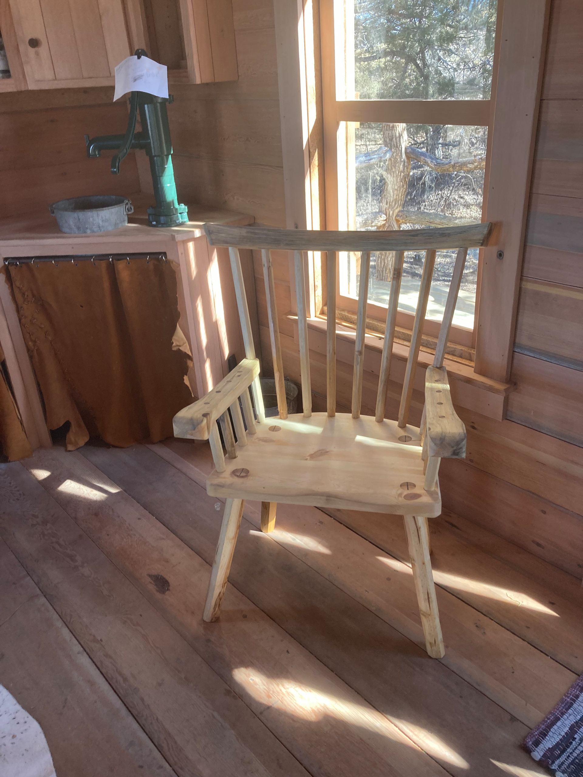 Rustic stick chair