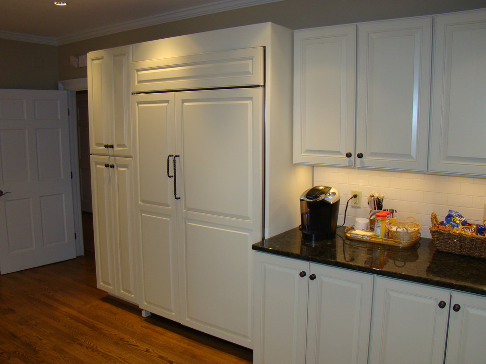 Example of a large transitional kitchen design in Charlotte