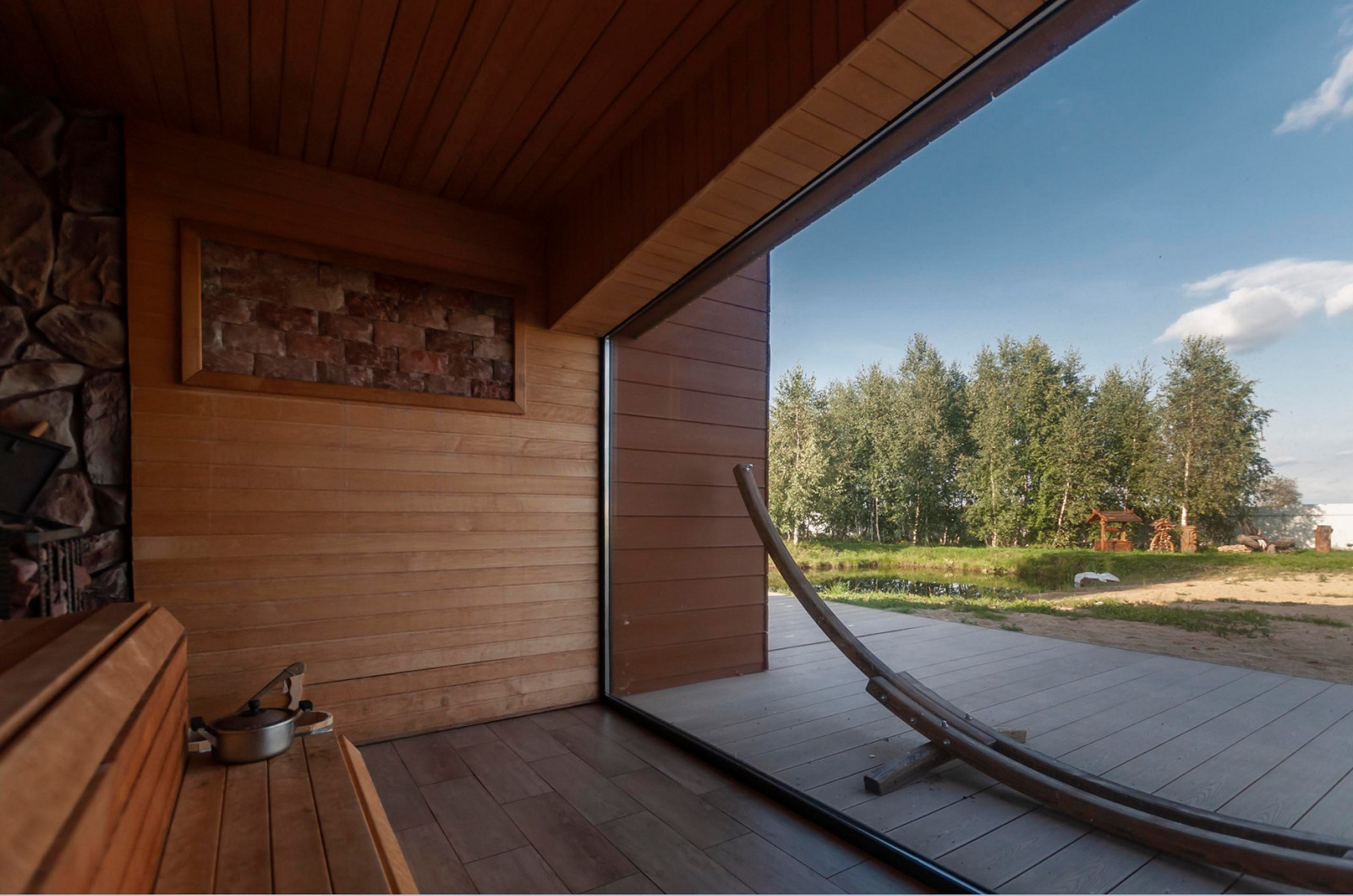 Остекление в парной