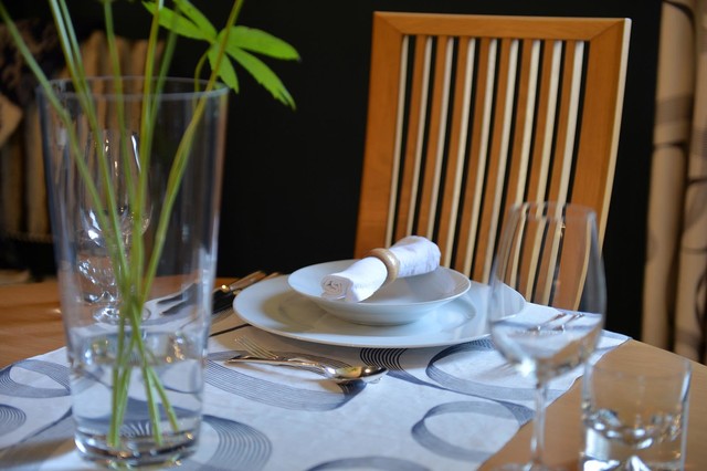 Dramatic Dining Room contemporary-dining-room