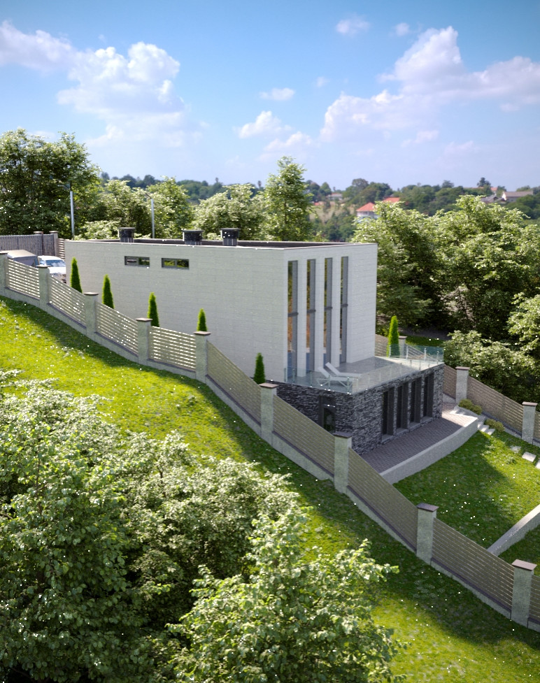 Архитектурный проект современного коттеджа