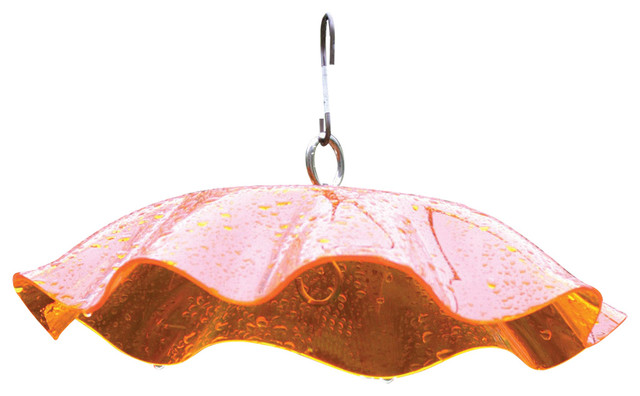 Orange Bird Feeder Weather Guard Modern Hardware By Birds