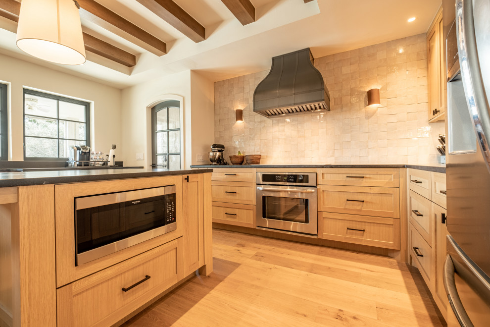 Mountain style kitchen photo in Austin