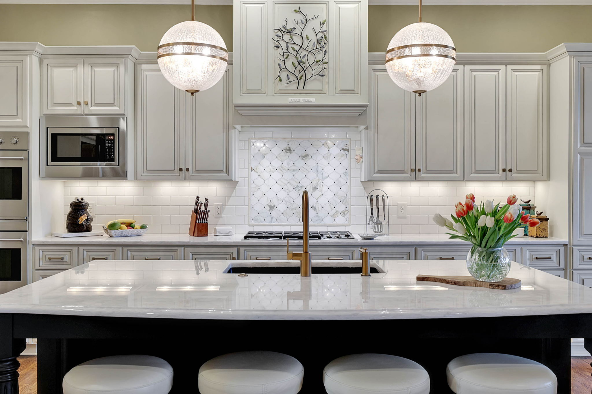 KITCHEN REMODEL: New island is MARBLEOUS