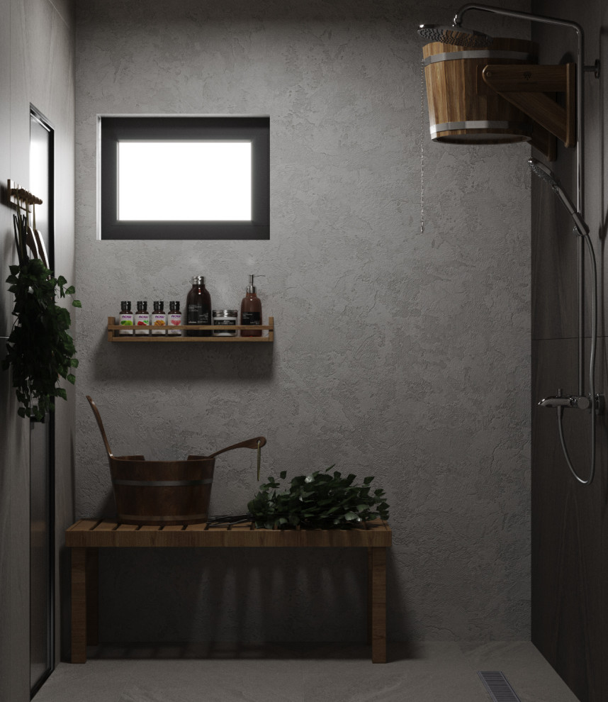 Проект комнаты отдыха в бане