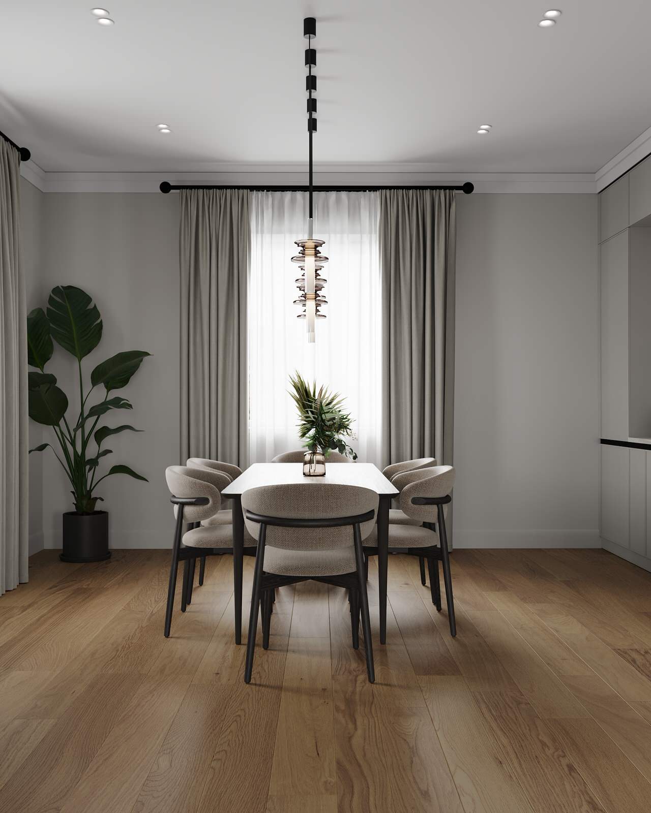 Кухня-гостиная (Частный дом в Малой Валяевке, Пензенская область)