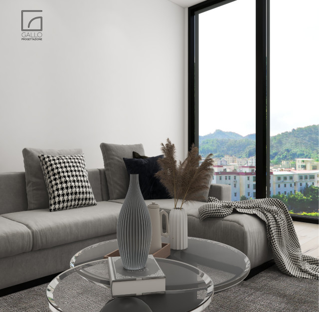 Rendering 2 moderne-dagligstue